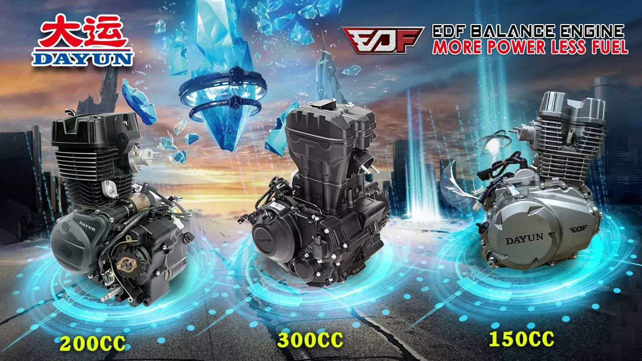 Double Cylinder Motorcycle Engine